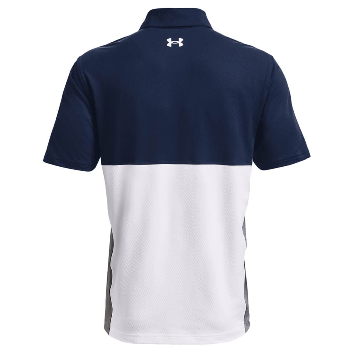 Under Armour Men's Performance Blocked Golf Polo, Academy (408)/Steel, 4X-Large