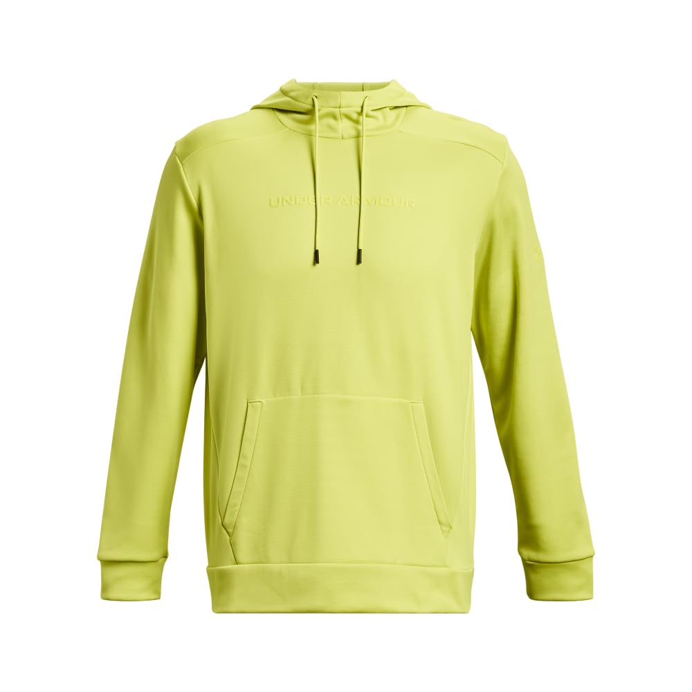 Under Armour mens Armour Fleece Graphic Hoodie, (743) Lime Yellow / / Lime Yellow, 4X-Large Tall