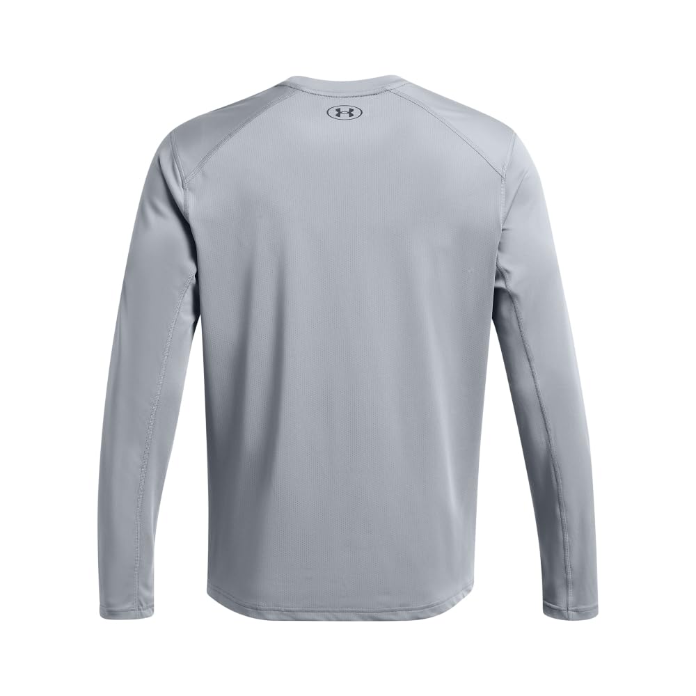 Under Armour Men's Drift Tide Knit Long-Sleeve T-Shirt, (035) Steel/Anthracite/Anthracite, Large