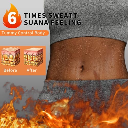 huiming Sauna Suit Waist Trimmer for Women Waist Trainer sweat band for stomach Belt Lower Belly Plus Size (Black, S/M-1)