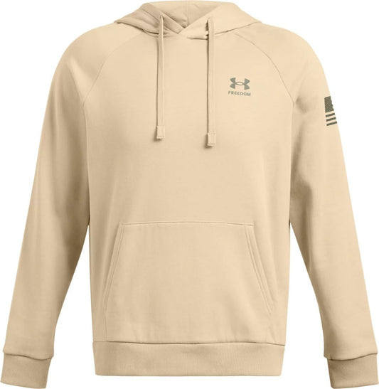 Under Armour Men's Freedom Flag Hoodie, (290) Desert Sand / / Marine OD Green, XX-Large