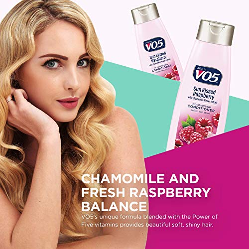 Alberto VO5 Herbal Escapes Sun Kissed Raspberry Balancing Conditioner for Unisex, 12.5 Ounce (U-HC-8697)