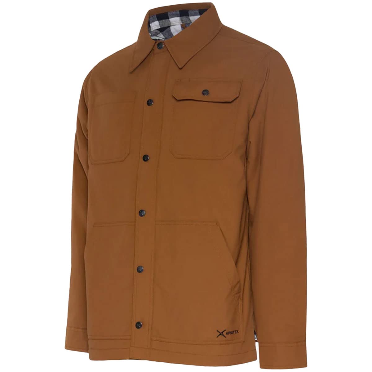 Arctix Men's Midway Utility Shirt Jacket, Cappuccino, 3X-Large