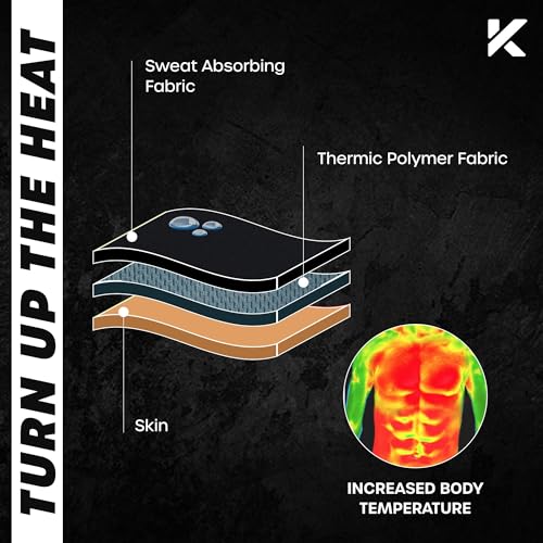 Kewlioo Men's Premium Sauna Tank Top for Men - Heat Trapping Sauna Shirt for Men, Compression Sweat Suit for Gym, Workouts, Exercise, Fitness, Sauna Suit for Men (Black, S/M)