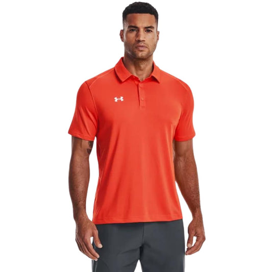 Under Armour Mens Tech Team Polo Shirt - Breathable and Quick Dry LGT