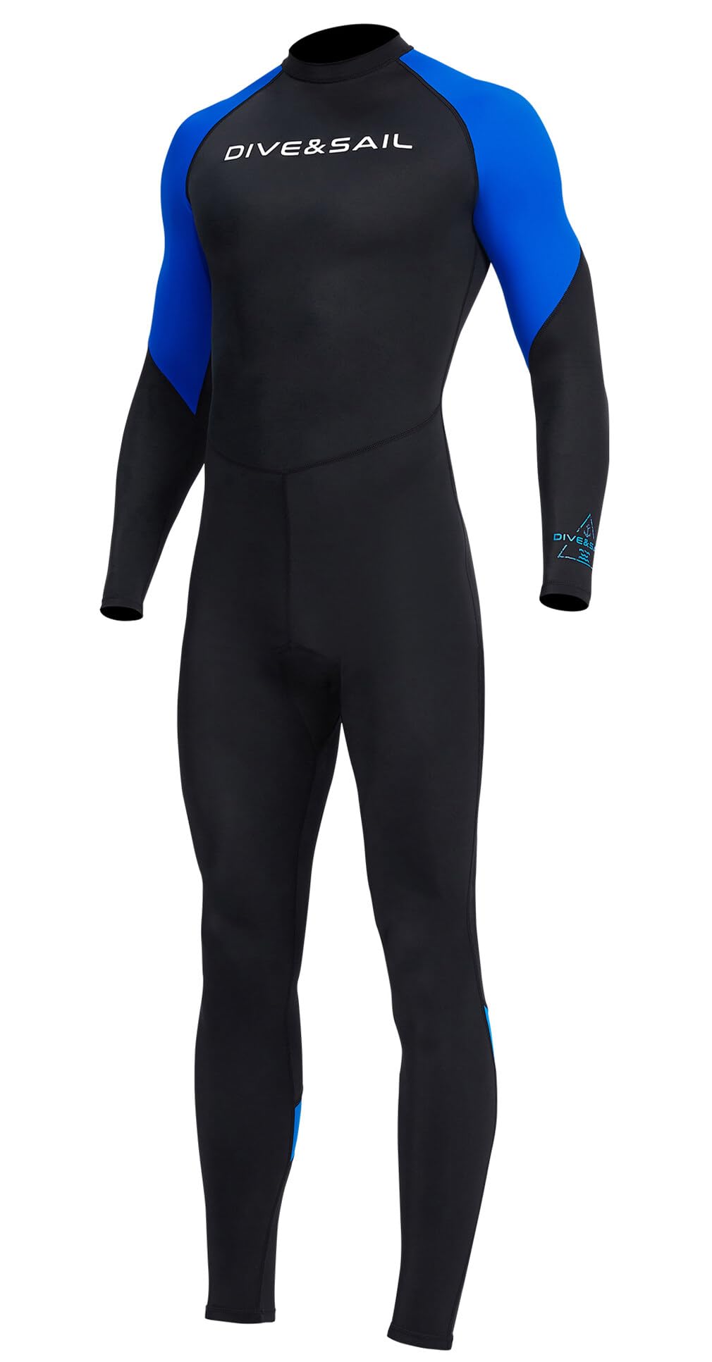 Men's Full Body Snorkeling Wetsuit Breathable Nylon UPF 50+ Rash Guard One Piece Swimsuit Long Sleeve Dive Skin Quick Dry Diving Surfing Suit Sporty Water Suit for Adult