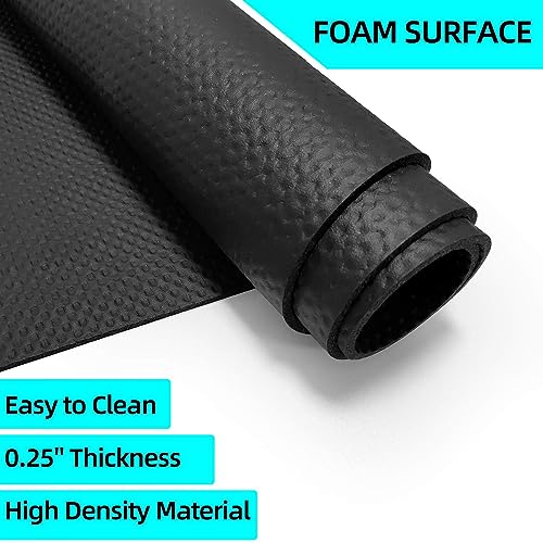 Exercise Equipment Mat - Treadmill Mat, Stationary Bike Mat, Exercise Mat, Gym Equipment Waterproof Mat, Jump Rope Mat Use On Hardwood Floors and Carpet Protection (Large - 75" X 32")