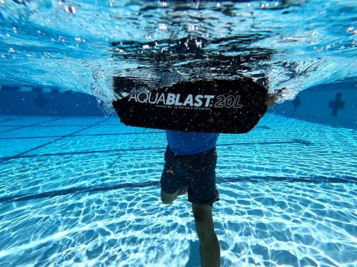 AquaBLAST Portable Fitness and Punching Bag, Water Exercise Equipment for Pools for a Total-Body, Low-Impact Workout, Pool Exercise Equipment, Sets Up in Seconds, Aquatic Exercise Equipment, 20 Liter