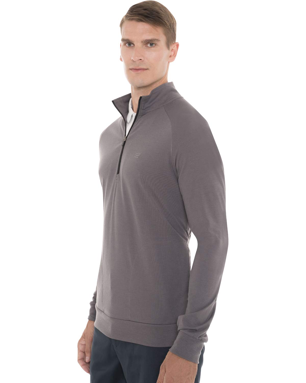 Three Sixty Six Mens Lightweight Dry Fit Pullover - Long Sleeve Half Zip Golf Jacket for Men