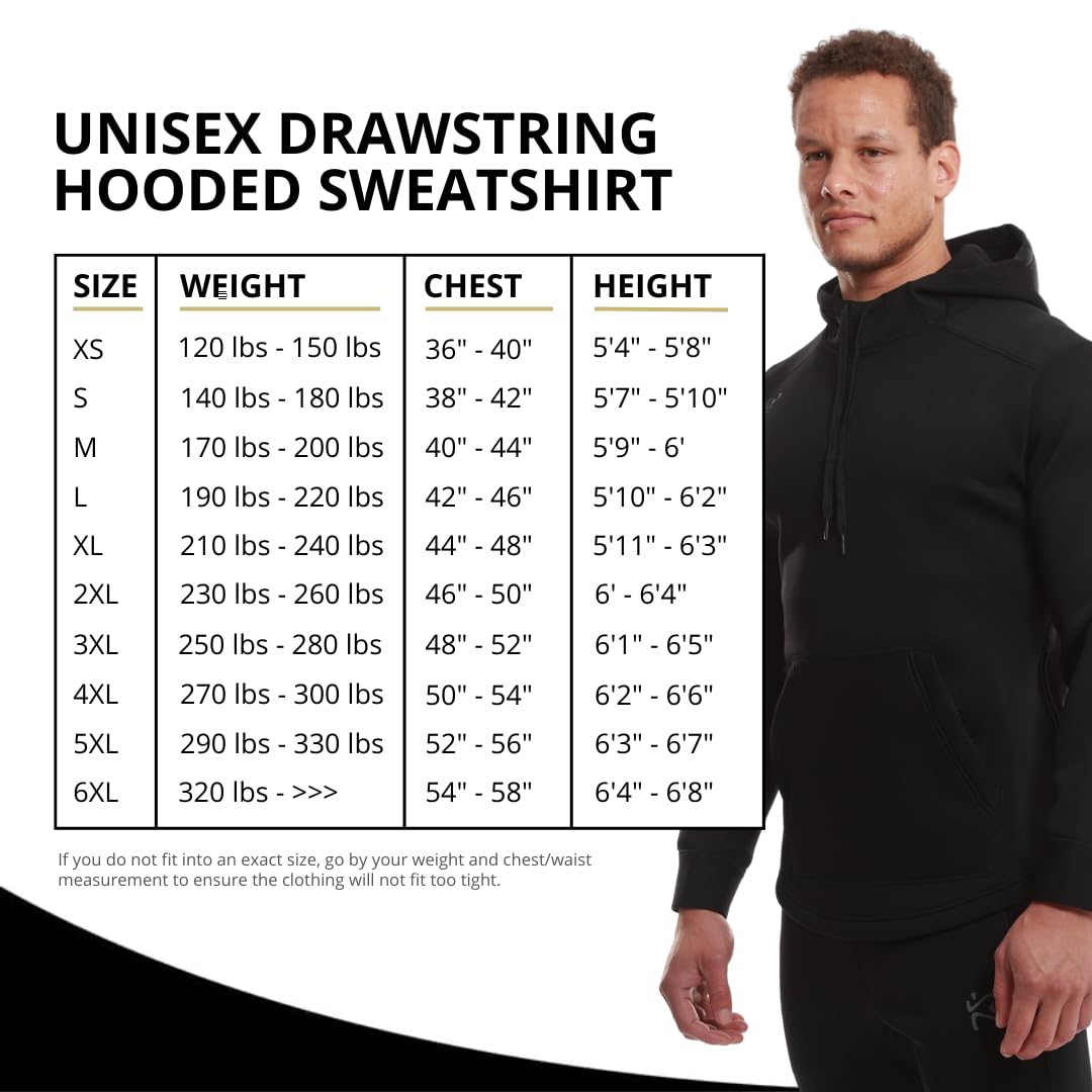 Kutting Weight - Sauna Hoodie V4 - SweatTech Neoprene Sauna Hoodie - For Exercise, Workout, Heat Training & Weight Loss - Breathable & Flexible - Maximize Workouts - Unisex - XS - Black