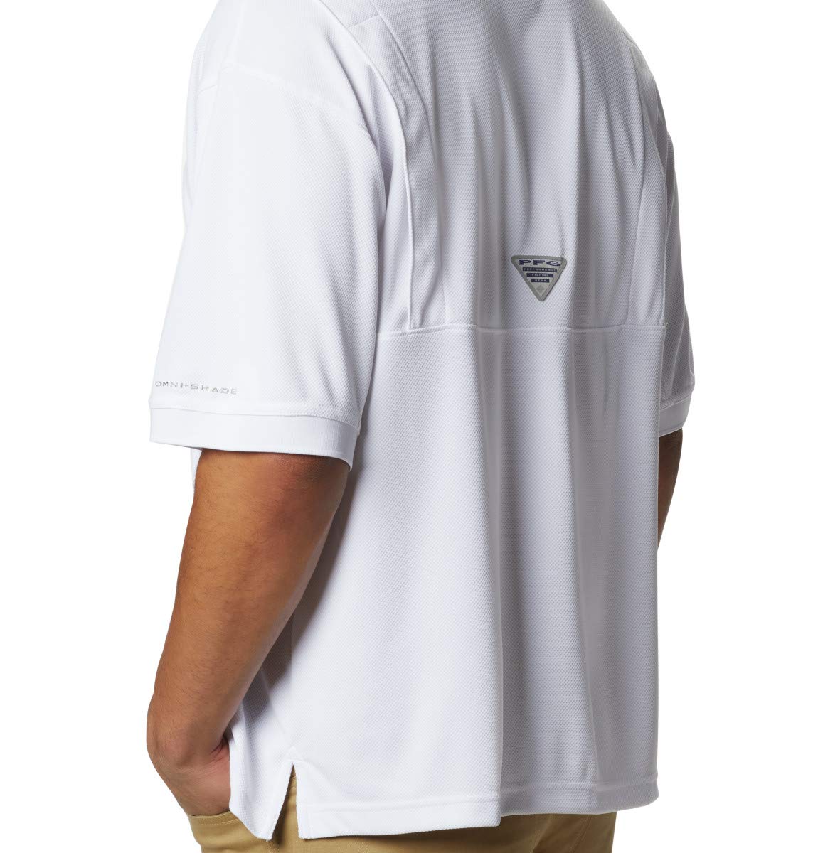 Columbia Men's Perfect Cast Polo Shirt, White, 1X Big