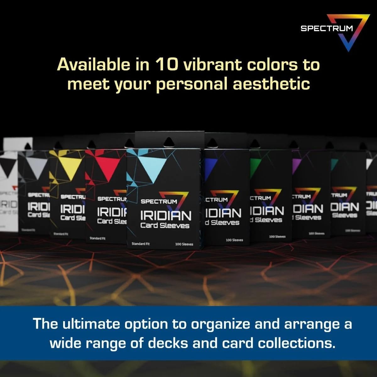 BCW Spectrum Iridian Matte Card Sleeves | Pack of 100 | Mulberry Purple MTG Card Sleeves for All 2.5" x 3.5" Gaming Cards | 130-Micron Thick Matte Tournament Deck Sleeves | TCG Card Sleeves