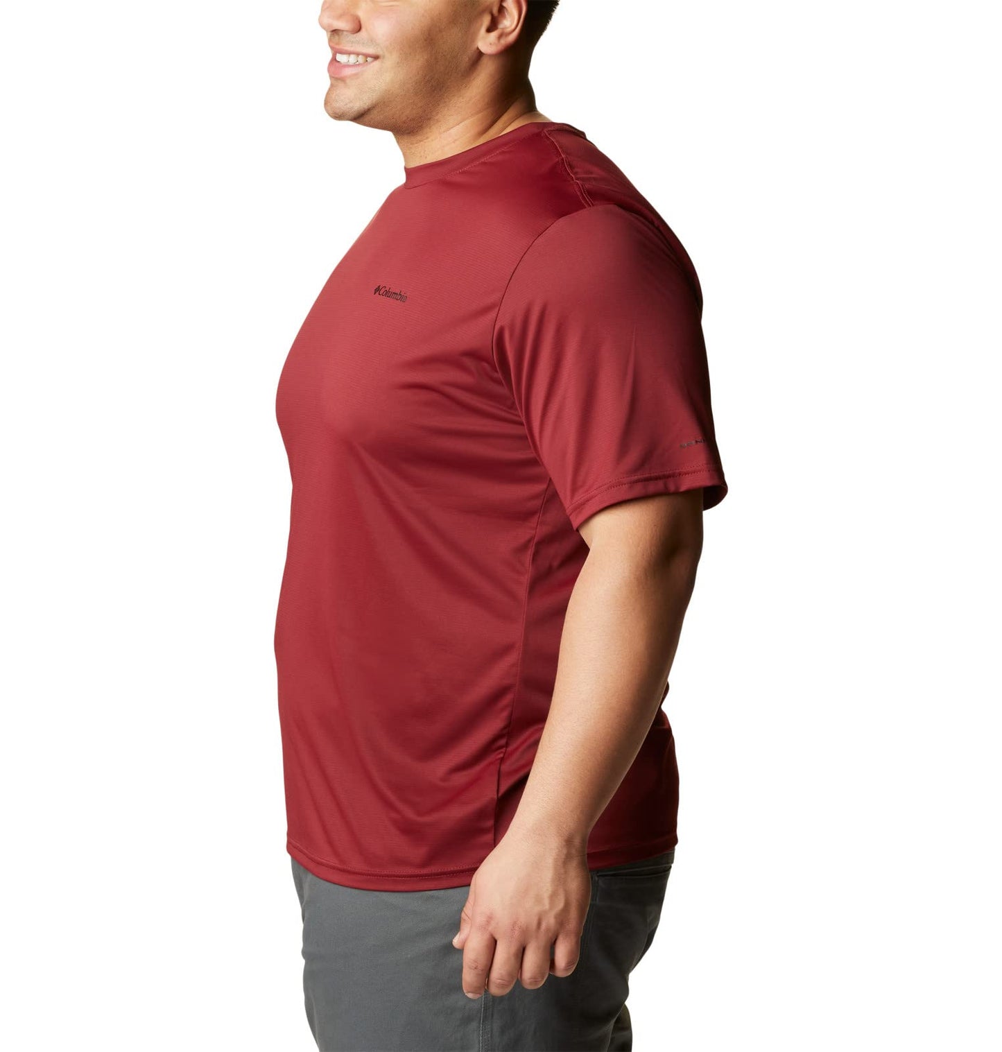 Columbia Men's Hike Crew, Red Jasper, X-Large Tall