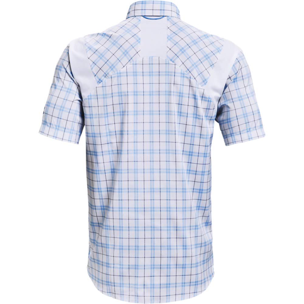 Under Armour Men's Tide Chaser 2.0 Plaid Fish Short-Sleeve T-Shirt , White (103)/Pure , Small