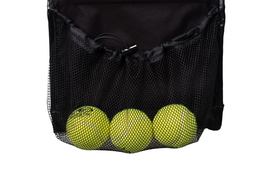 Gear Zone Hanging Sports Equipment Organizer | Multi-Purpose | Garage Sports Ball Storage | Storage for Basketball Football Volleyball Tennis Soccer Biking | Toy Storage | Includes Hook