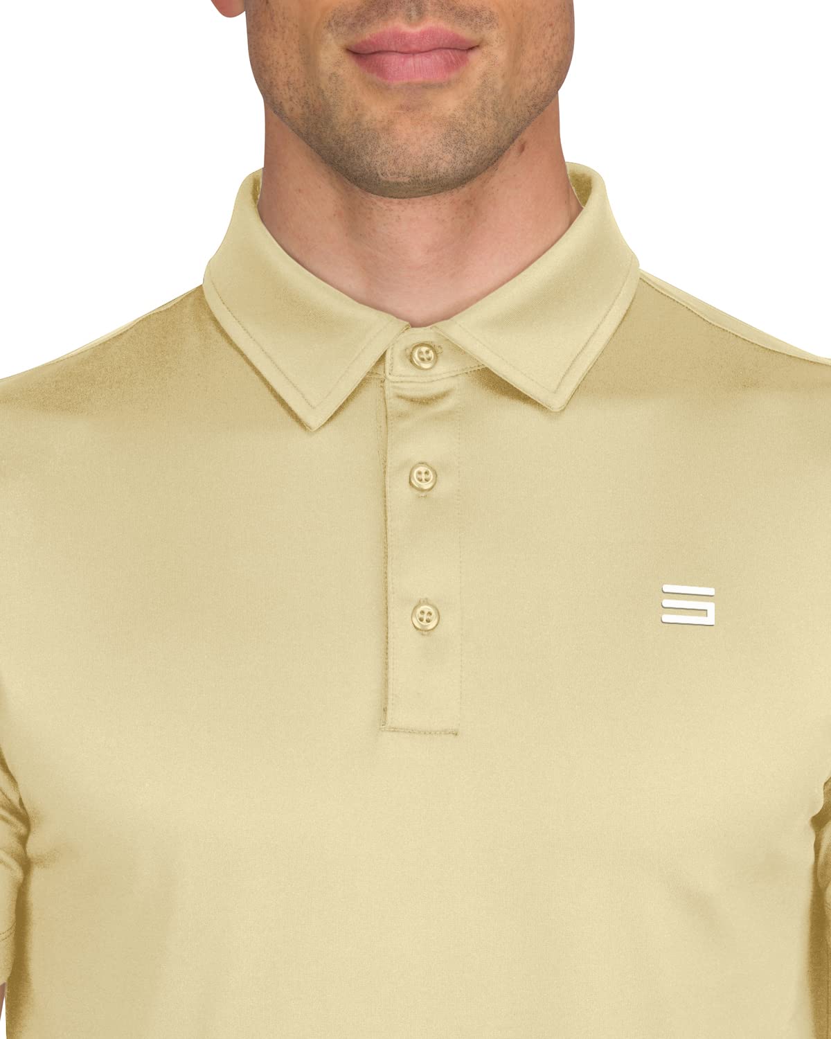 Men’s Untucked Golf Polo Shirts - The Perfect Length, Quick Dry, 4-Way Stretch Fabric. Moisture Wicking, UPF 50+ Protection