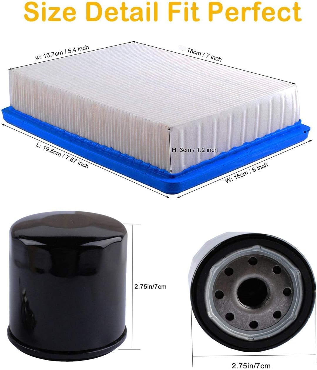 Club Car Tune Up Kit for Compatible with Golf Cart DS Gas 1992-2004 with 1016478 Carburetor, 1016467 Oil Filter, 1025582 Air Filter, Fuel Pump, Fuel Filter, Spark Plug Replacement Club Car DS