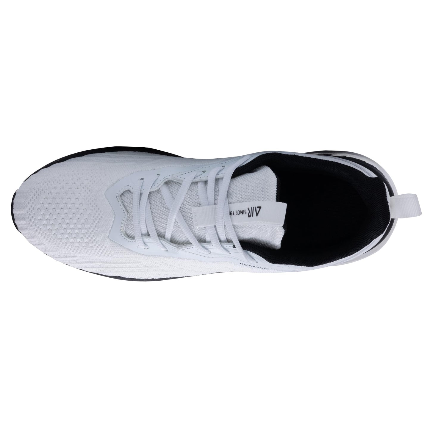 M MAGPER Mens Air Running Shoes Athletic Non Slip Walking Jogging Tennis Sneakers(US 7-12.5 D(M)) White/Black