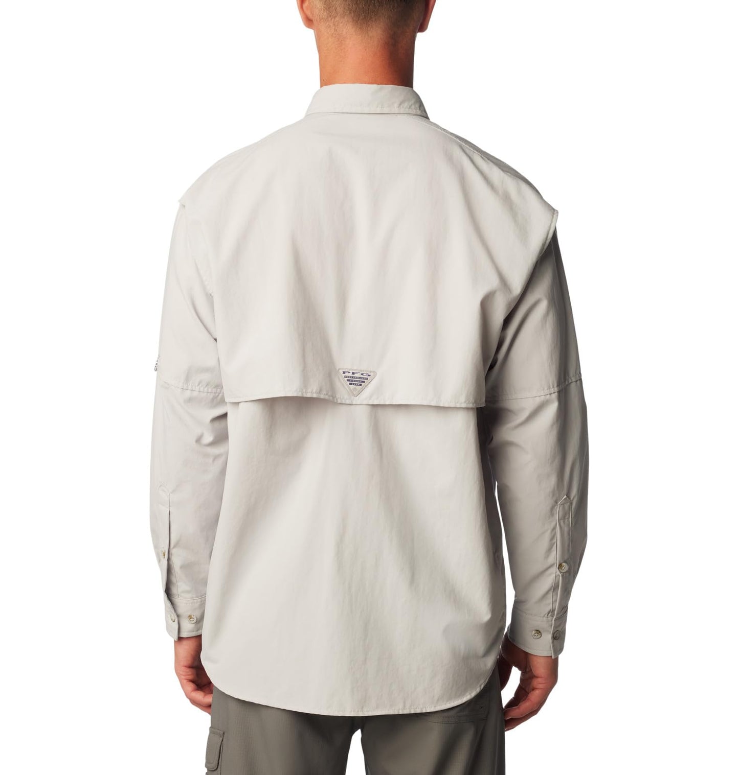 Columbia Men's Bahama II UPF 30 Long Sleeve PFG Fishing Shirt, Cool Grey, 6X