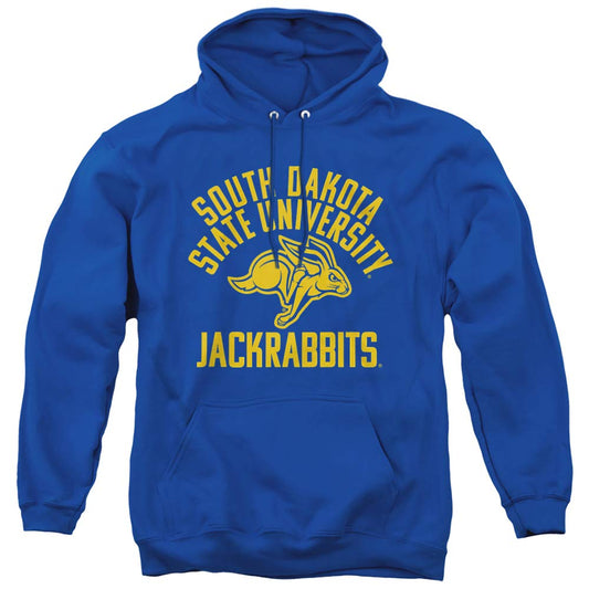 South Dakota State University Official One Color Jackrabbits Unisex Adult Pull-Over Hoodie, Royal Blue, 2X-Large