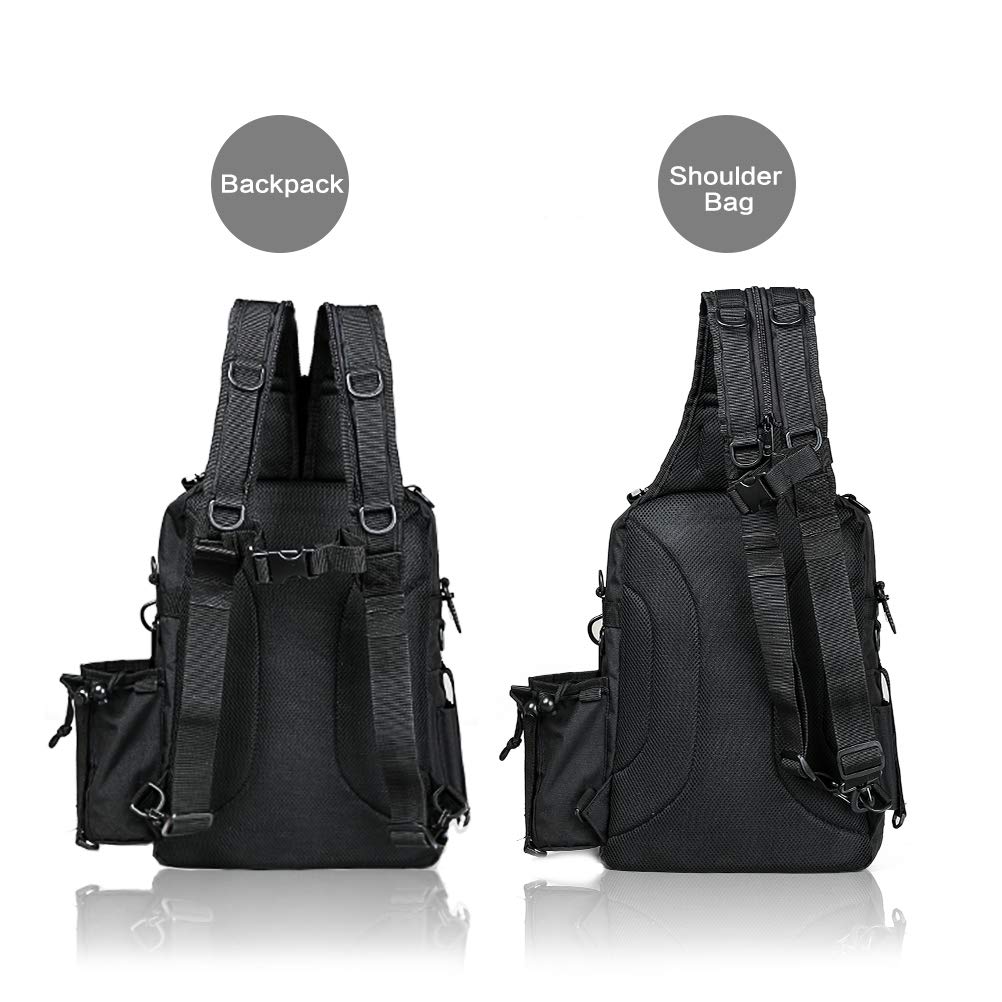 BLISSWILL Fishing Backpack with Rod Holder Fishing Tackle Bag Fishing Gear Bag fishing gifts for men fishing gifts for men