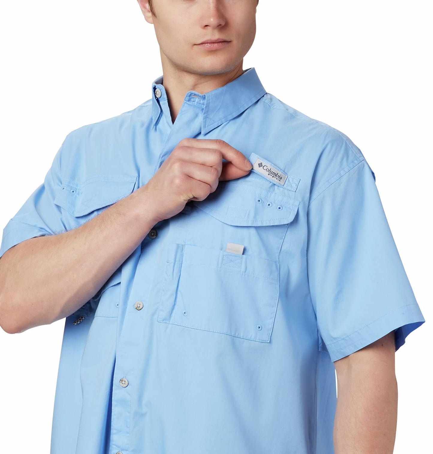 Columbia Men's Bonehead Long Sleeve Shirt Tall,White Cap,LT