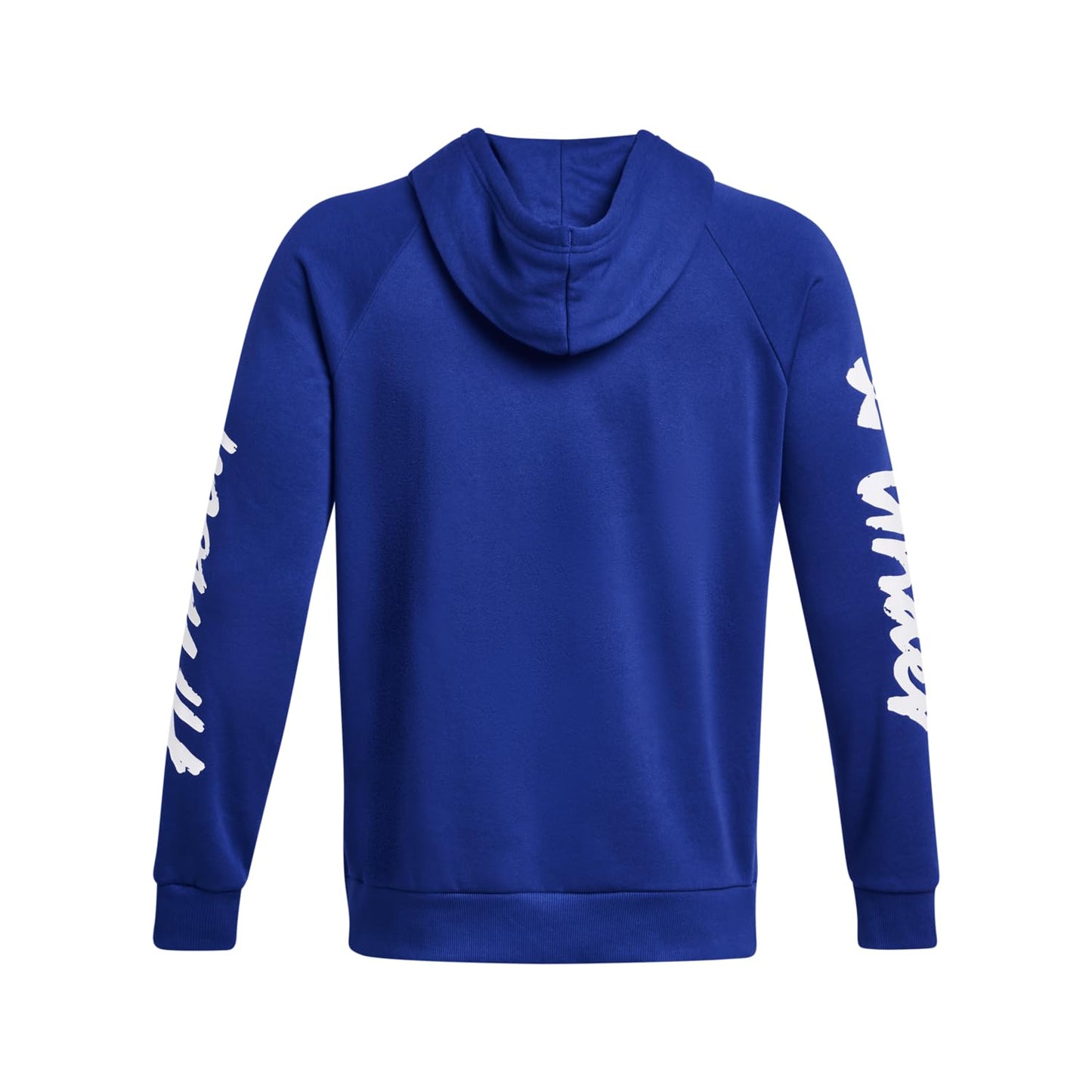 Under Armour mens Rival Fleece Graphic Hoodie, (400) Royal / / White, Medium