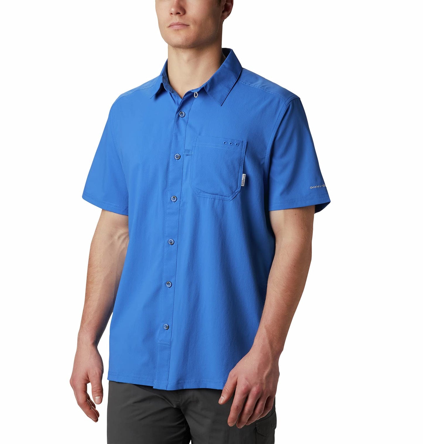 Columbia Men's Big and Tall Slack Tide Camp Shirt, Vivid Blue, 3X