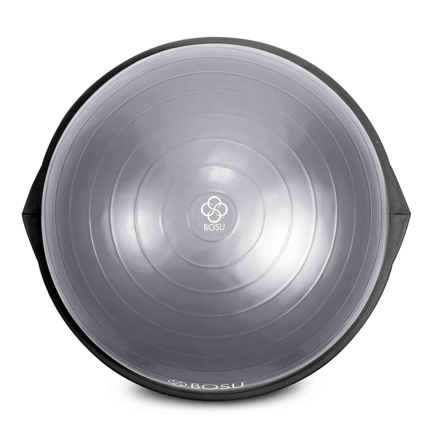 BOSU Home Gym The Original Balance Trainer with 25 Inch Diameter and Included Hand Pump for Workout Exercise Equipment, Silver