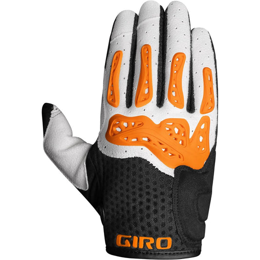 Giro Gnar Men's Mountain Cycling Gloves - Orange/Light Sharkskin, Large