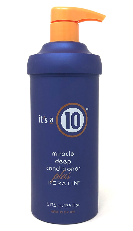 It's A 10 Miracle Deep Conditioner Plus Keratin for Unisex, 17.5 Ounce by It's A 10