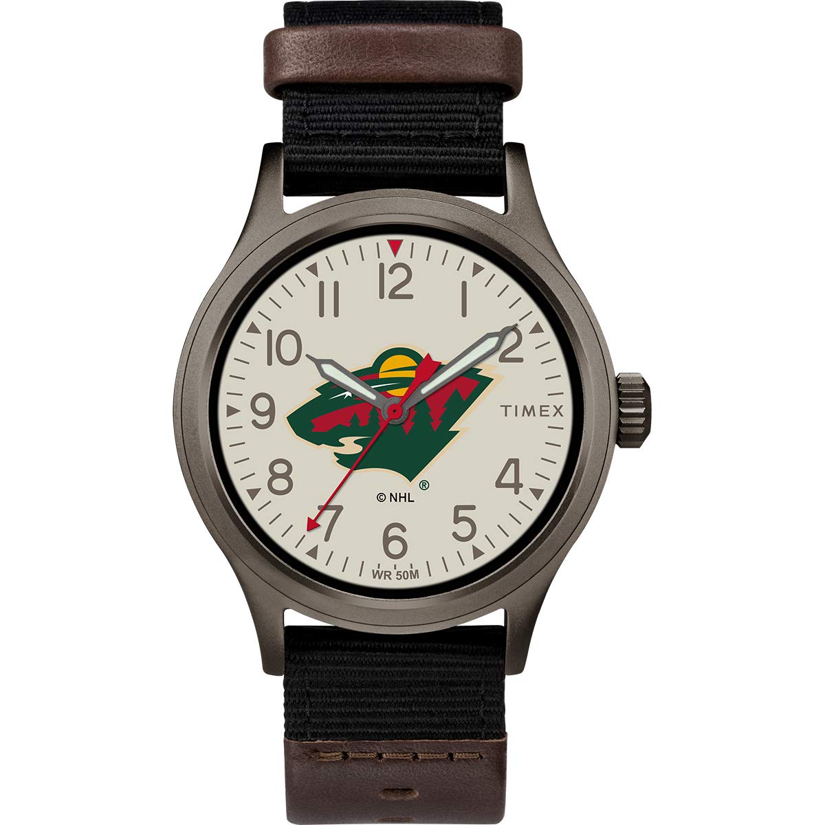 Timex Men's TWZHWILMB NHL Clutch Minnesota Wild Watch