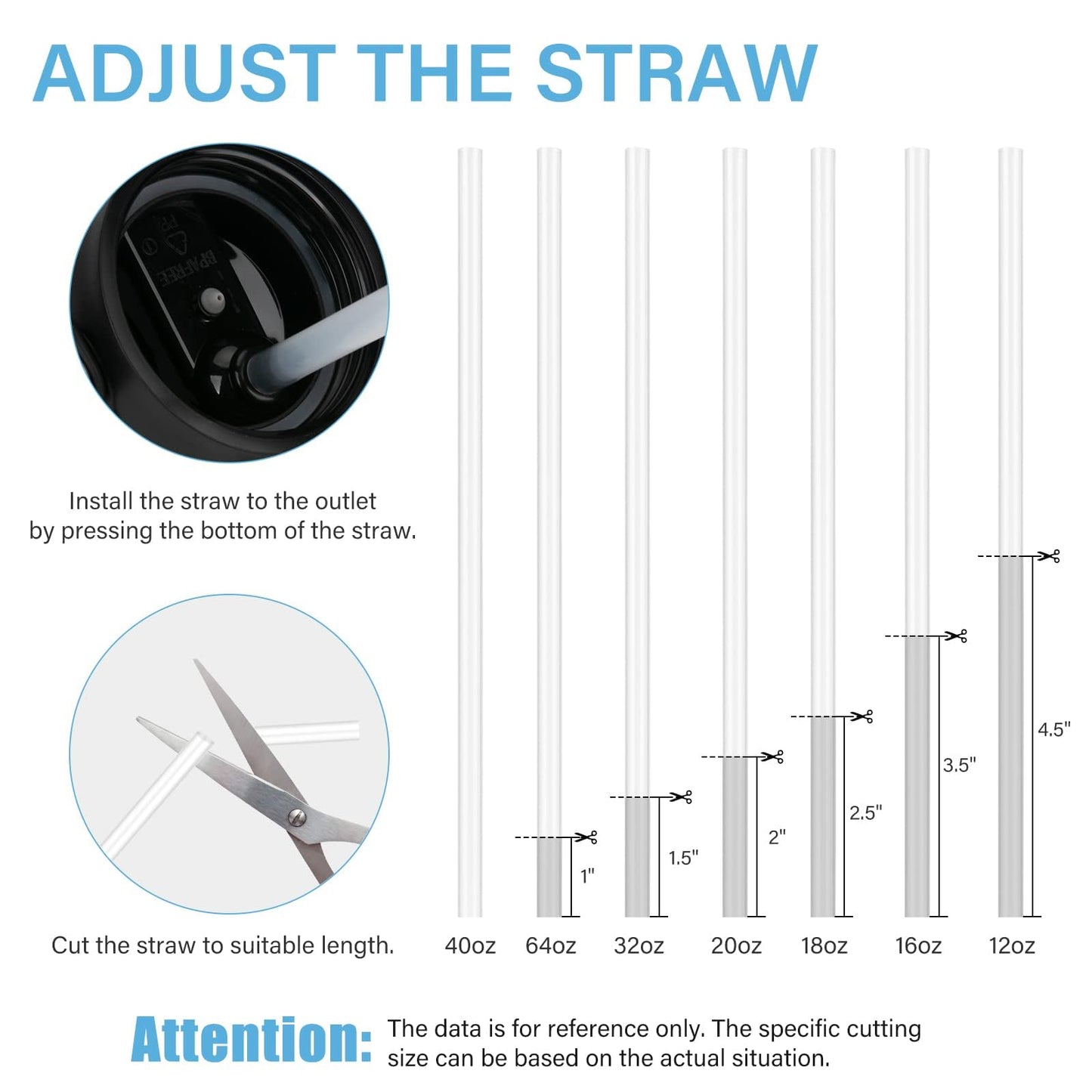 EIPOSAU Spout Lid and Straw Lid for Hydro Flask Wide Mouth 12 16 18 20 32 40 64 oz, Auto Flip Lid for Simple Modern, Fits for Iron Flask and Other Brands, Replacement Lid with Straw and Brushes, 2Pack