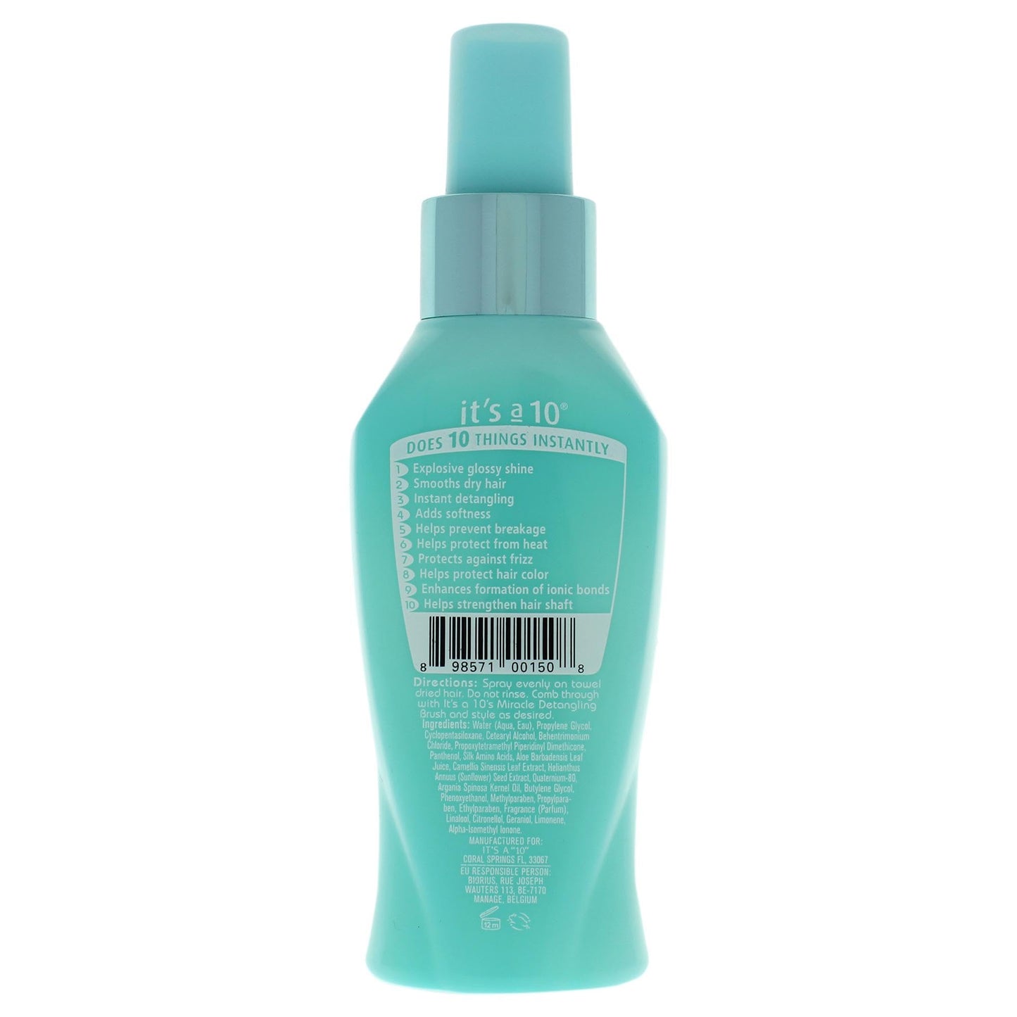 Its A 10 Miracle Blow Dry Glossing Leave-In Treatment Unisex 4 oz