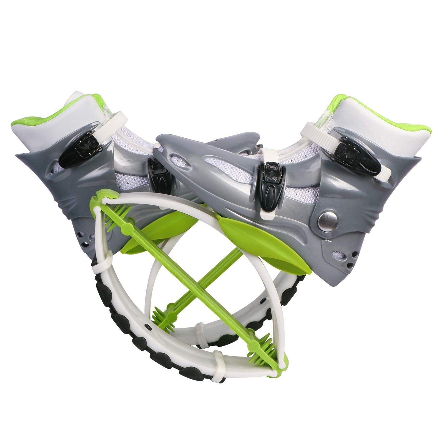 Joyfay Jumps Shoes for Fitness and Workout - Comfortable and Stylish Design - Premium Durable Materials - Unisex Design (X-Large, White/Green)