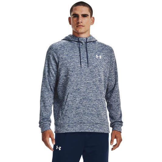 Under Armour Men's Armour Fleece Twist Hoodie, (408) Academy / / White, Large