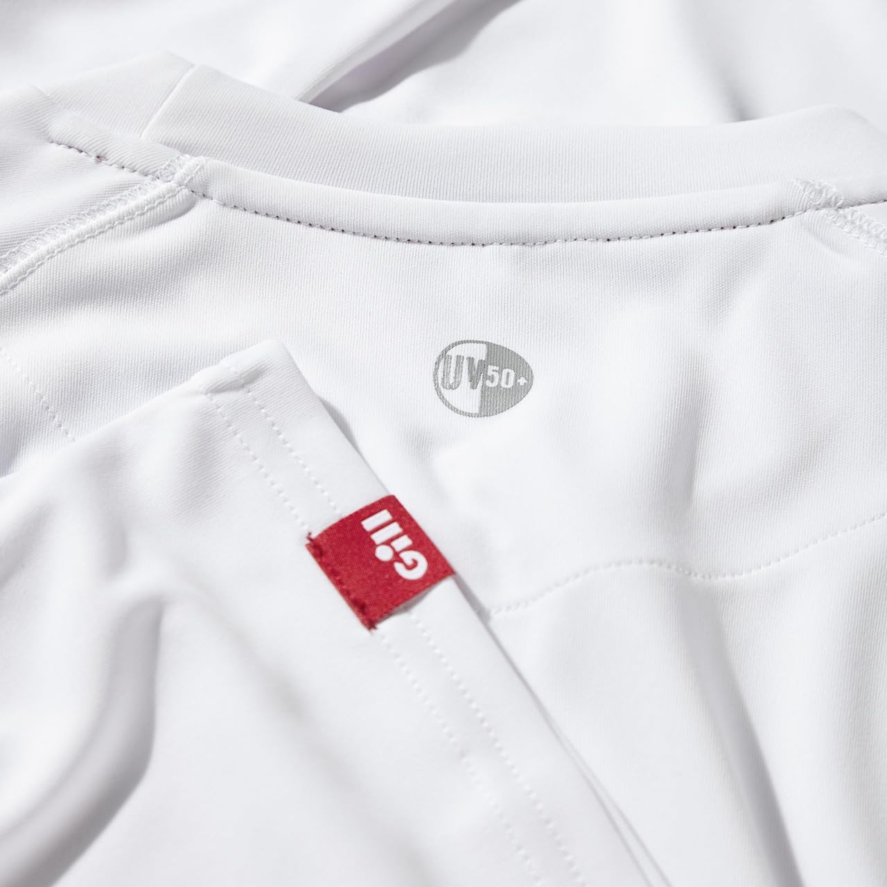 Gill Mens Long Sleeve UV Tec T-Shirt - 50+ UV Sun Protection (White, XL)