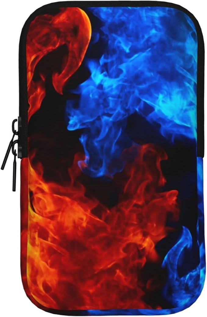 Water Bottle Pouch for Stanley Cup 40oz 30oz,Personalized Gym Purse for Men Women, Tumbler Pouch with Versatile Pocket Water Bottle Bag for Cards, Keys, Phone Botanical Leaf