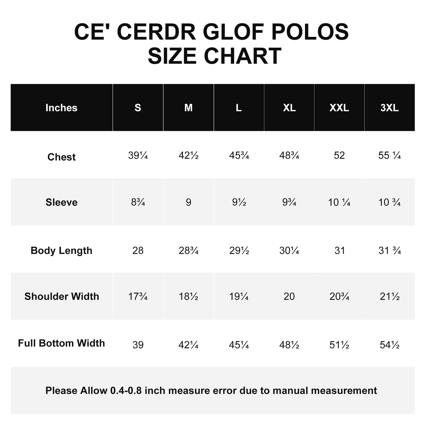 CE' CERDR Men's Golf Polo Shirts Short Sleeve Quick-Dry Moisture Wicking Athletic Performence Casual Golf T-Shirt, 4d - Black/Dark Grey/Light Grey/Navy Blue, Small