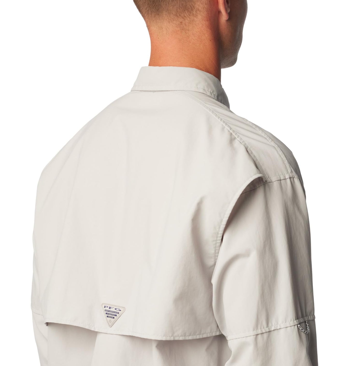Columbia Men's Bahama II UPF 30 Long Sleeve PFG Fishing Shirt, Cool Grey, 6X