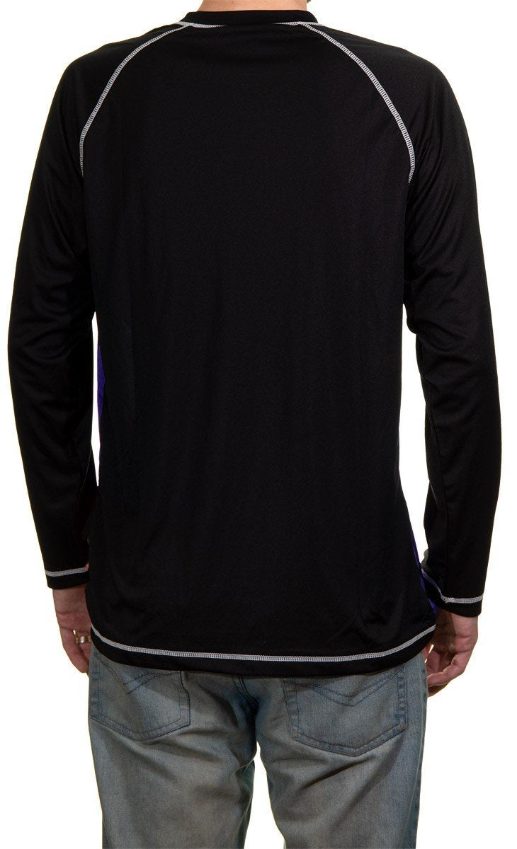 NHL Mens Long Sleeve Performance Active Wear Rash Guard Shirt (X-Large, Vegas Golden Knights, x_l)