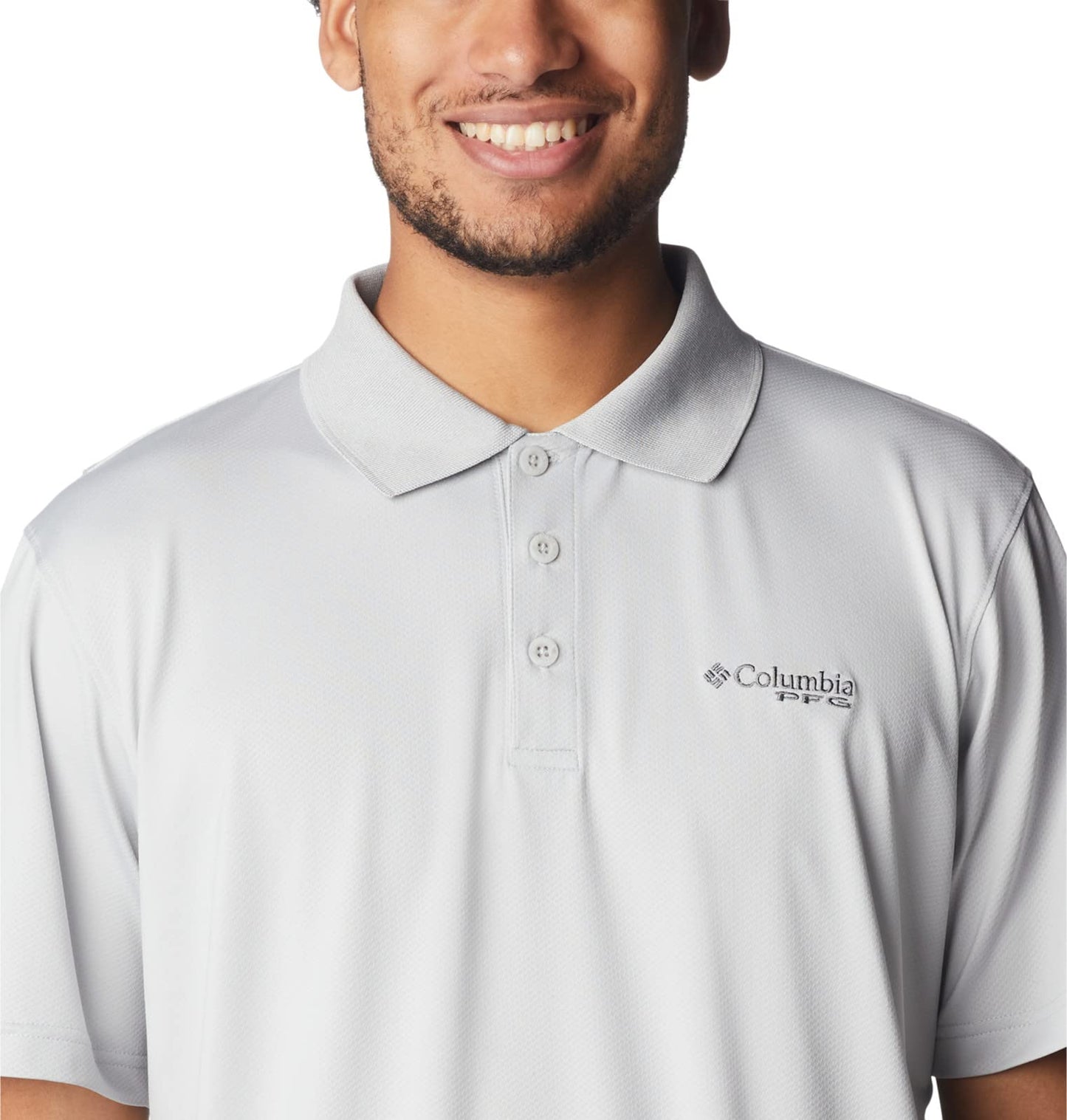 Columbia Men's PFG Skiff Cast Polo Shirt, Breathable, UV Protection