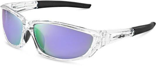 X LOOP Polarized Sports Sunglasses for Men - Wrap Around UV400 Baseball Running Cycling Driving Fishing Golf Glasses