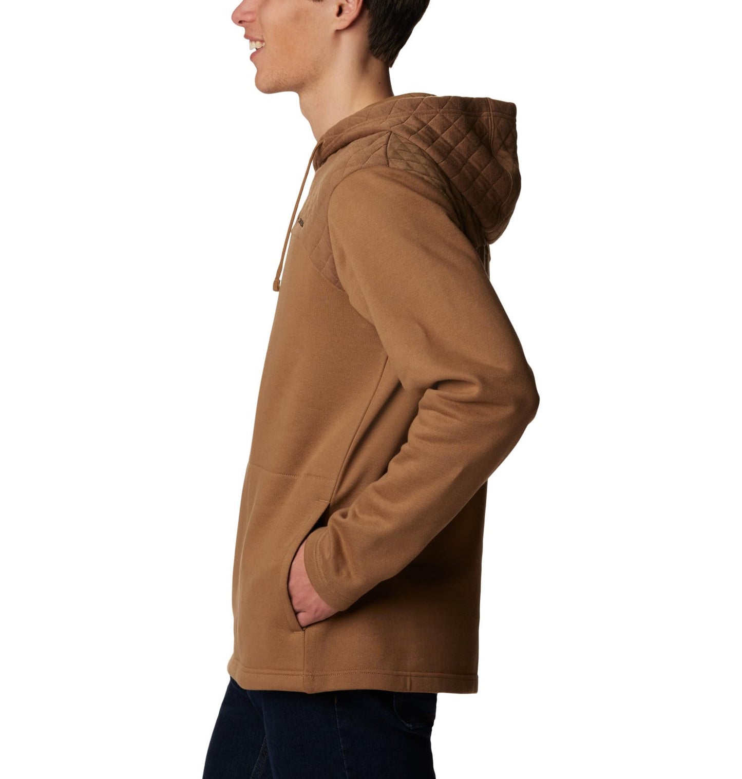 Columbia Men's Hart Mountain Quilted Hoodie, Delta, Large Tall