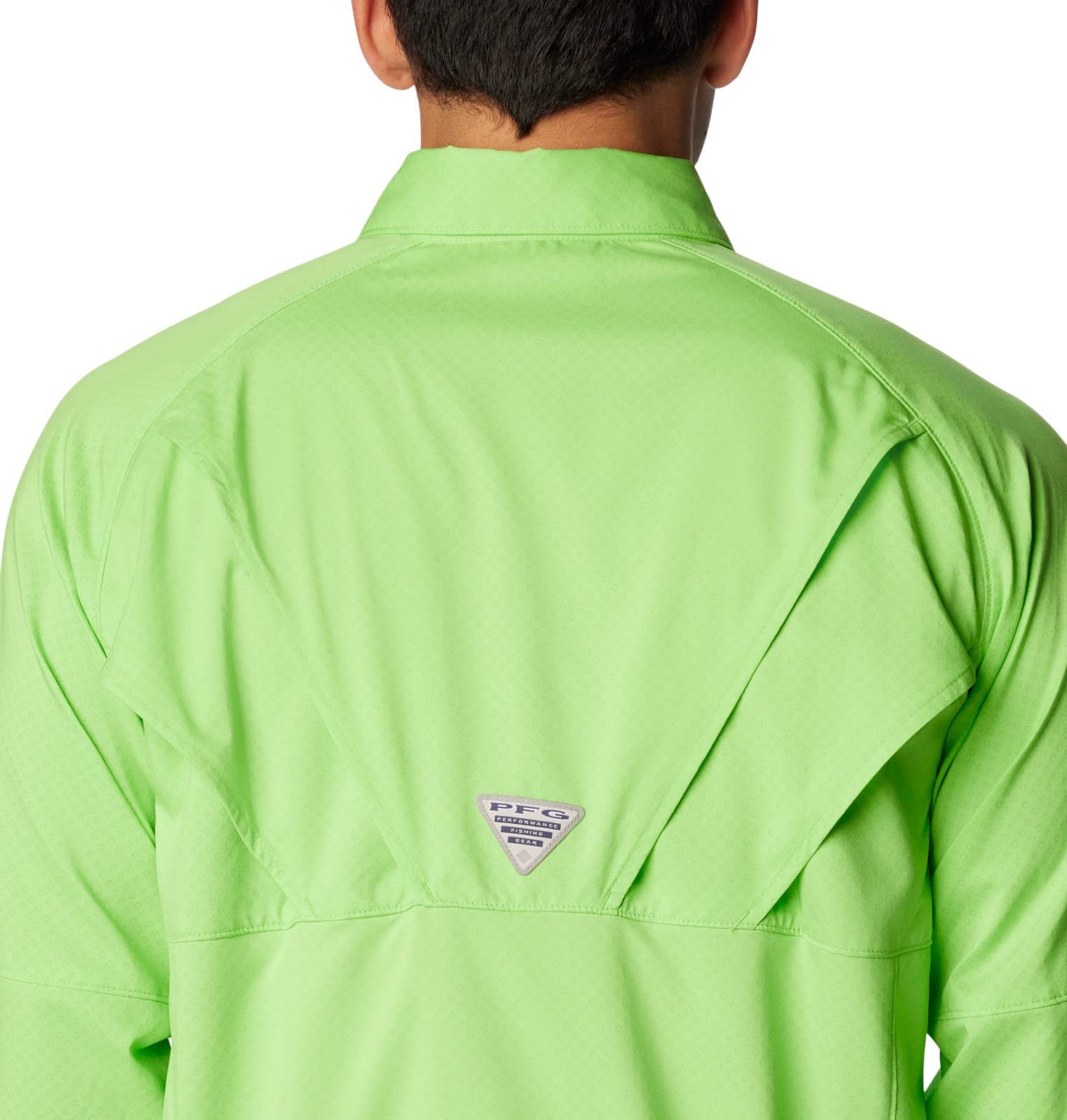 Columbia Men's Blood and Guts Zero Airgill Long Sleeve, Green Mamba, XX-Large