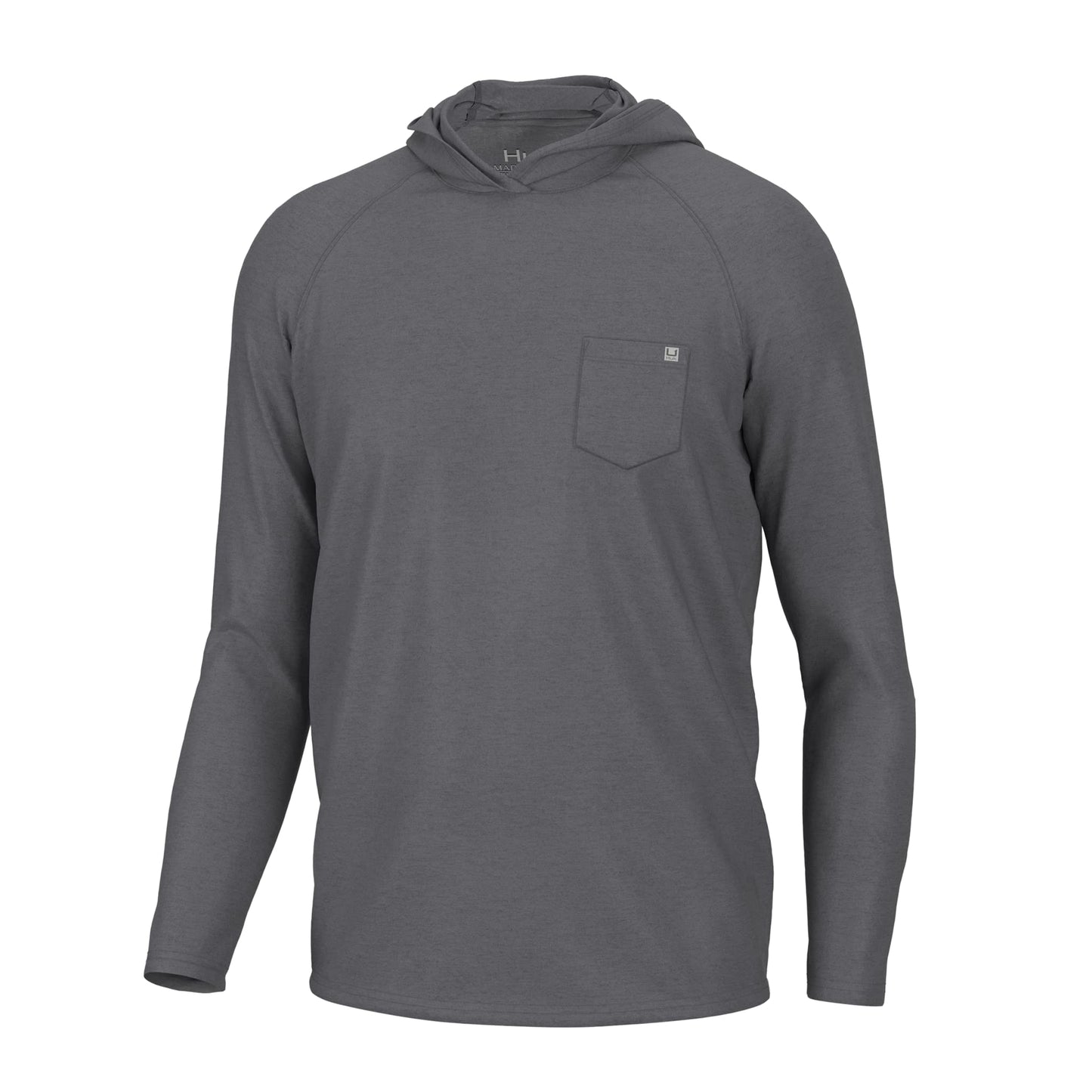 HUK Standard Waypoint Hoodie, Performance Long-Sleeve Shirt for Men, Night Owl, XX-Large
