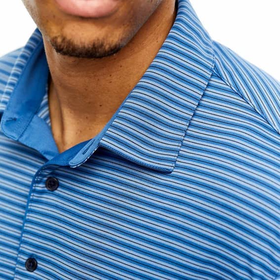 Greg Norman Men's Performance Golf Polo, Infinity, XX-Large