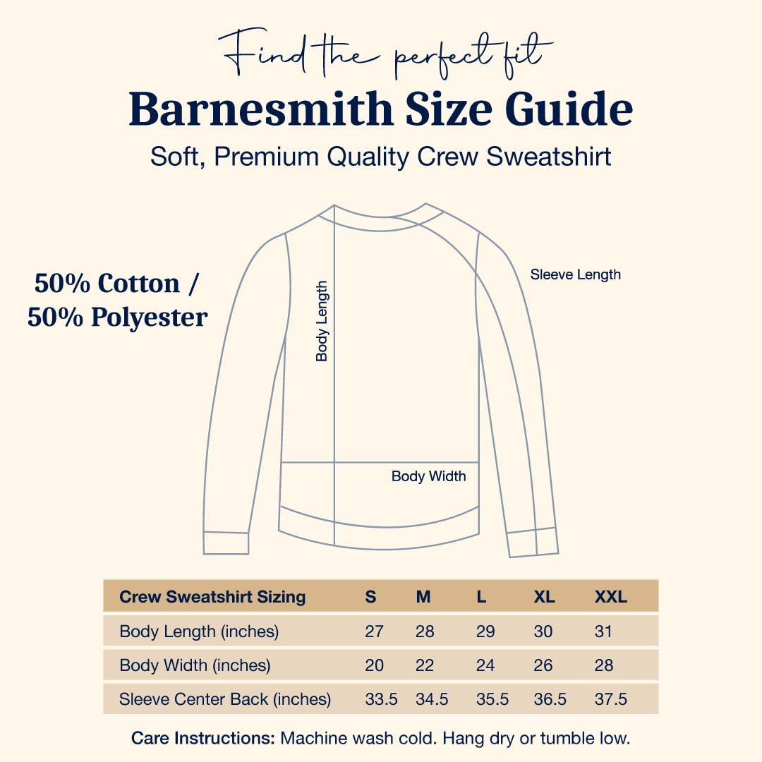Barnesmith University of Pennsylvania UPenn Quakers Adult Unisex Crewneck Sweatshirt, Spirit, Charcoal Grey, Medium