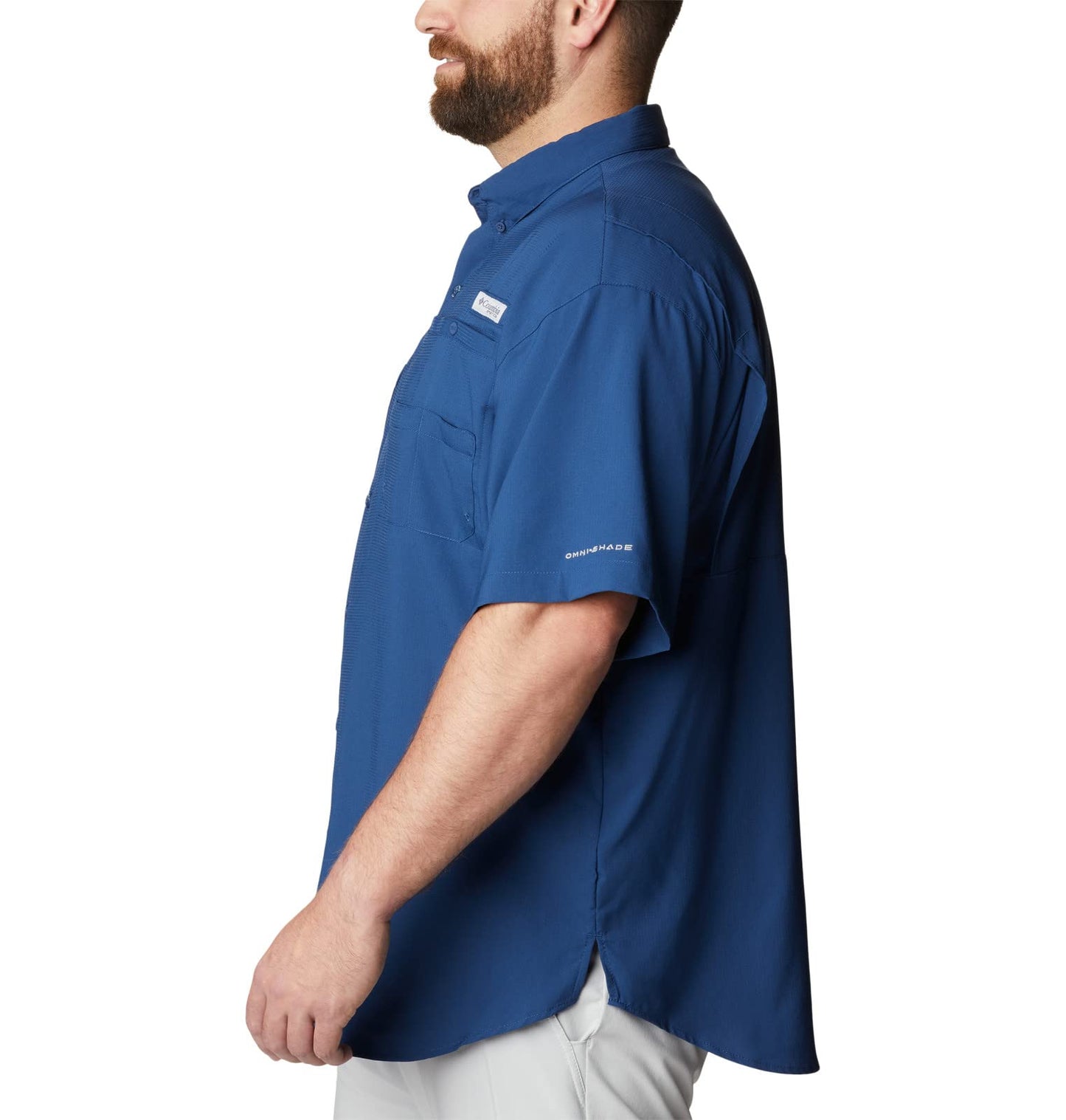 Columbia Men's Standard Tamiami II SS Shirt, Carbon, Large