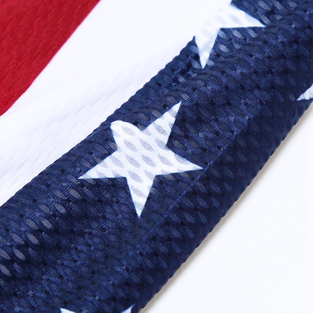 Shenshan Men's Summer USA Short Sleeve Cycling Jersey Set, Usa Blue-white, Tag XL(Chest 38.5-41"?